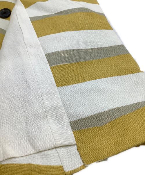 Chloe（クロエ）Chloe (クロエ) ダブルジャケット イエロー×ベージュ サイズ:34の古着・服飾アイテム