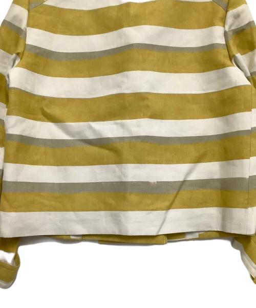 Chloe（クロエ）Chloe (クロエ) ダブルジャケット イエロー×ベージュ サイズ:34の古着・服飾アイテム