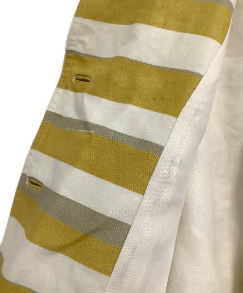 Chloe（クロエ）Chloe (クロエ) ダブルジャケット イエロー×ベージュ サイズ:34の古着・服飾アイテム