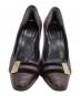 GUCCI (グッチ) ヒールパンプス グッチシマ ボルドー サイズ:36：7000円