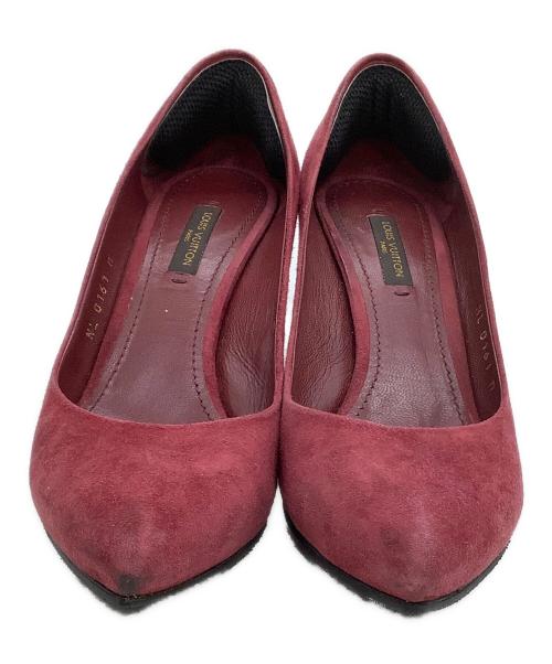 LOUIS VUITTON（ルイ ヴィトン）LOUIS VUITTON (ルイ ヴィトン) ヒールパンプス レッド サイズ:35 1/2の古着・服飾アイテム