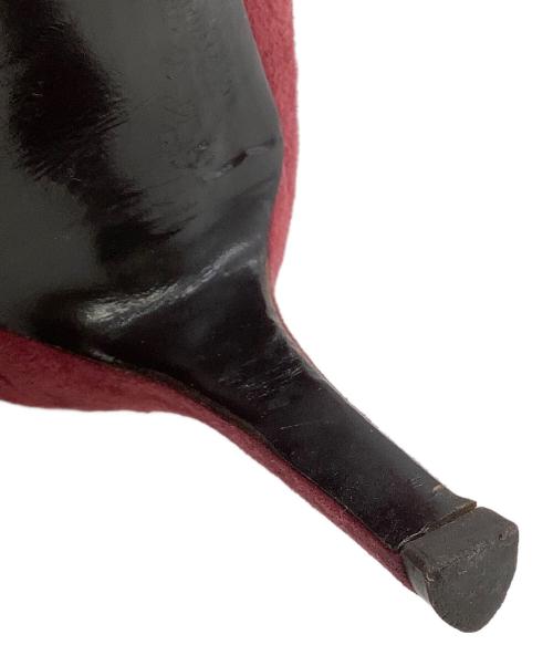 LOUIS VUITTON（ルイ ヴィトン）LOUIS VUITTON (ルイ ヴィトン) ヒールパンプス レッド サイズ:35 1/2の古着・服飾アイテム