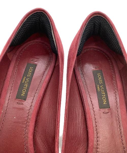LOUIS VUITTON（ルイ ヴィトン）LOUIS VUITTON (ルイ ヴィトン) ヒールパンプス レッド サイズ:35 1/2の古着・服飾アイテム