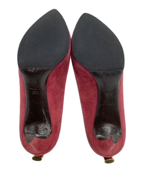 LOUIS VUITTON（ルイ ヴィトン）LOUIS VUITTON (ルイ ヴィトン) ヒールパンプス レッド サイズ:35 1/2の古着・服飾アイテム