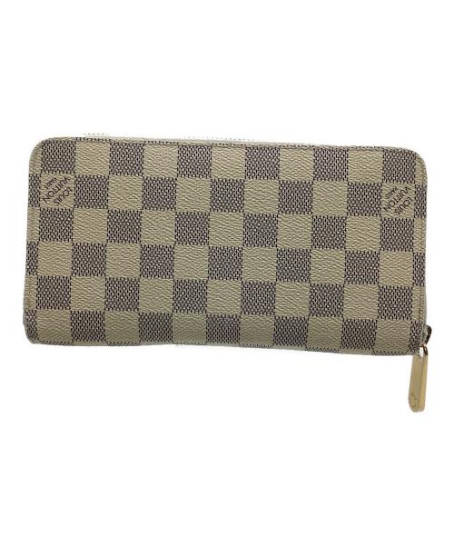 LOUIS VUITTON（ルイ ヴィトン）LOUIS VUITTON (ルイ ヴィトン) ラウンドファスナー財布 ダミエ・アズール ホワイトの古着・服飾アイテム