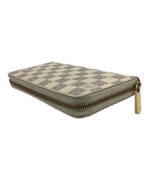 LOUIS VUITTON（ルイ ヴィトン）LOUIS VUITTON (ルイ ヴィトン) ラウンドファスナー財布 ダミエ・アズール ホワイトの古着・服飾アイテム