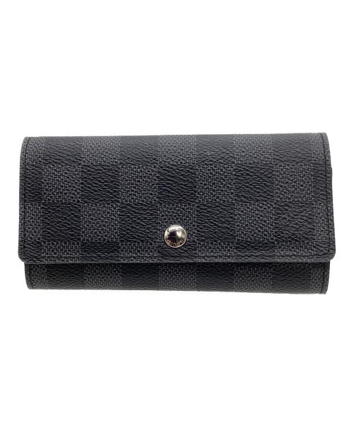 LOUIS VUITTON（ルイ ヴィトン）LOUIS VUITTON (ルイ ヴィトン) キーケース　ダミエ・グラフィット　ポルト クレ・ヴォワテュール ブラックの古着・服飾アイテム