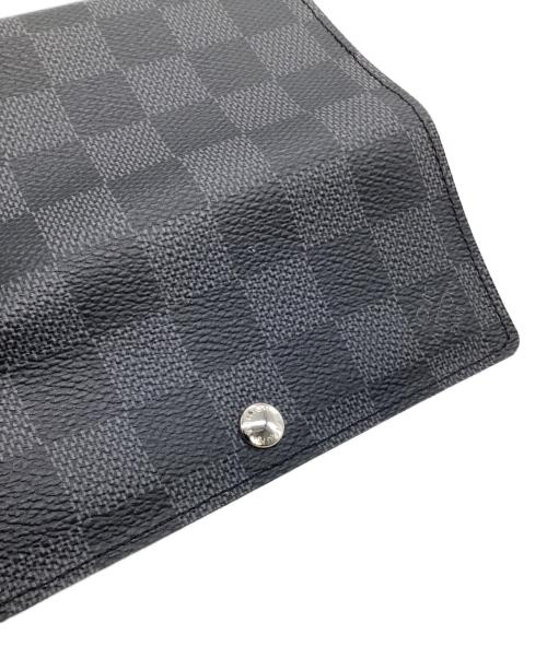 LOUIS VUITTON（ルイ ヴィトン）LOUIS VUITTON (ルイ ヴィトン) キーケース　ダミエ・グラフィット　ポルト クレ・ヴォワテュール ブラックの古着・服飾アイテム