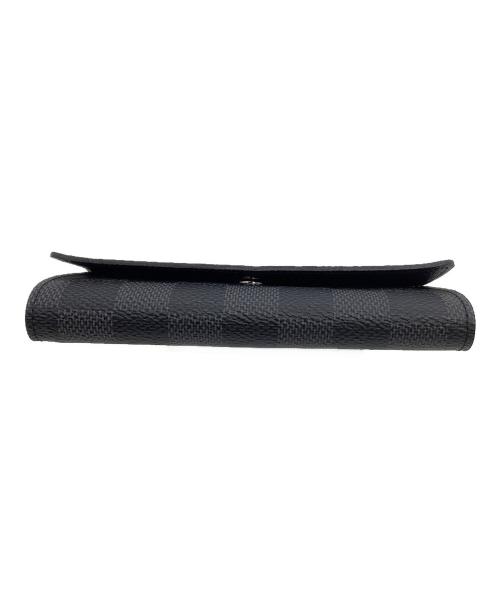 LOUIS VUITTON（ルイ ヴィトン）LOUIS VUITTON (ルイ ヴィトン) キーケース　ダミエ・グラフィット　ポルト クレ・ヴォワテュール ブラックの古着・服飾アイテム