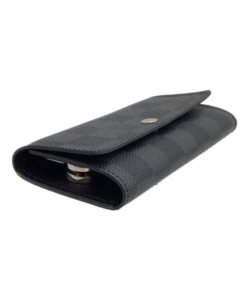 LOUIS VUITTON（ルイ ヴィトン）LOUIS VUITTON (ルイ ヴィトン) キーケース　ダミエ・グラフィット　ポルト クレ・ヴォワテュール ブラックの古着・服飾アイテム