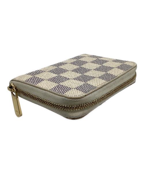 LOUIS VUITTON（ルイ ヴィトン）LOUIS VUITTON (ルイ ヴィトン) コインケース　ダミエ・アズール　ジッピー コインパース ホワイトの古着・服飾アイテム
