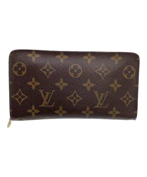 LOUIS VUITTON（ルイ ヴィトン）LOUIS VUITTON (ルイ ヴィトン) 長財布 モノグラム ポルトモネ・ジップ ブラウンの古着・服飾アイテム