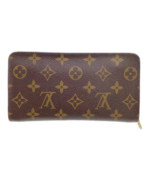 LOUIS VUITTON（ルイ ヴィトン）LOUIS VUITTON (ルイ ヴィトン) 長財布 モノグラム ポルトモネ・ジップ ブラウンの古着・服飾アイテム
