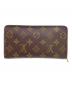 LOUIS VUITTON (ルイ ヴィトン) 長財布 モノグラム ポルトモネ・ジップ ブラウン：23000円