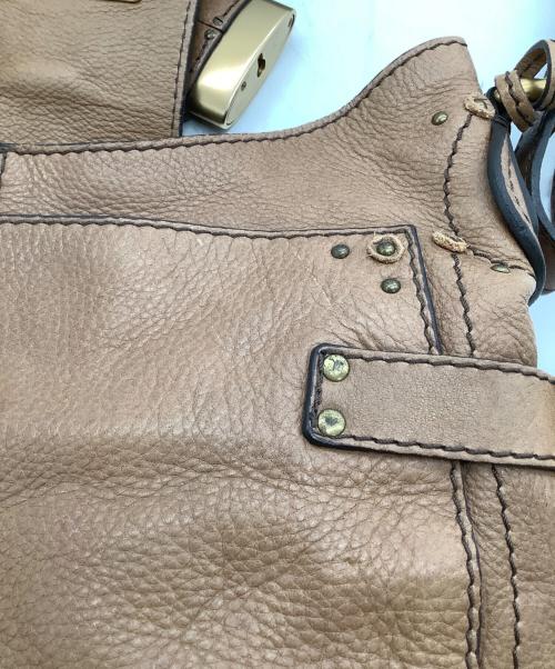 Chloe（クロエ）Chloe (クロエ) ワンショルダーバッグ ライトブラウンの古着・服飾アイテム