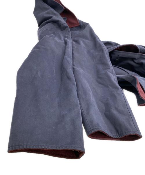 ERMENEGILDO ZEGNA（エルメネジルド・ゼニア）ERMENEGILDO ZEGNA (エルメネジルド・ゼニア) リバーシブルコート ネイビー×レッド サイズ:XSの古着・服飾アイテム