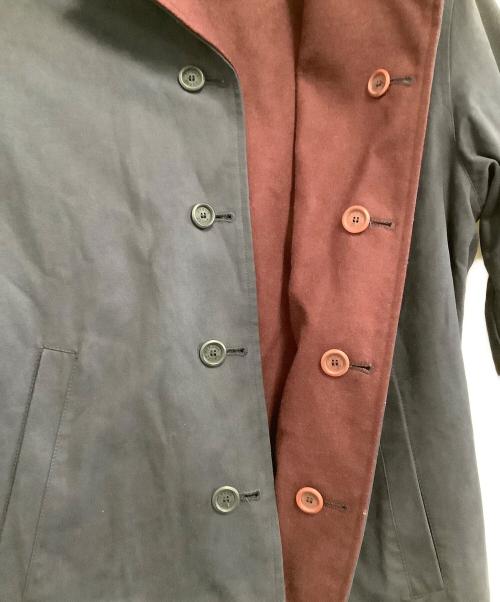 ERMENEGILDO ZEGNA（エルメネジルド・ゼニア）ERMENEGILDO ZEGNA (エルメネジルド・ゼニア) リバーシブルコート ネイビー×レッド サイズ:XSの古着・服飾アイテム