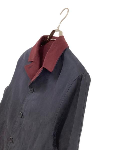 ERMENEGILDO ZEGNA（エルメネジルド・ゼニア）ERMENEGILDO ZEGNA (エルメネジルド・ゼニア) リバーシブルコート ネイビー×レッド サイズ:XSの古着・服飾アイテム