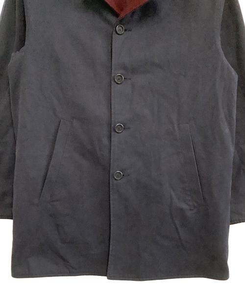 ERMENEGILDO ZEGNA（エルメネジルド・ゼニア）ERMENEGILDO ZEGNA (エルメネジルド・ゼニア) リバーシブルコート ネイビー×レッド サイズ:XSの古着・服飾アイテム
