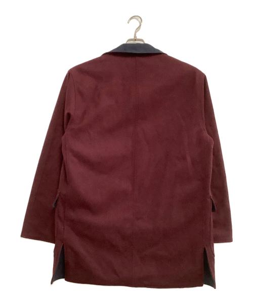 ERMENEGILDO ZEGNA（エルメネジルド・ゼニア）ERMENEGILDO ZEGNA (エルメネジルド・ゼニア) リバーシブルコート ネイビー×レッド サイズ:XSの古着・服飾アイテム