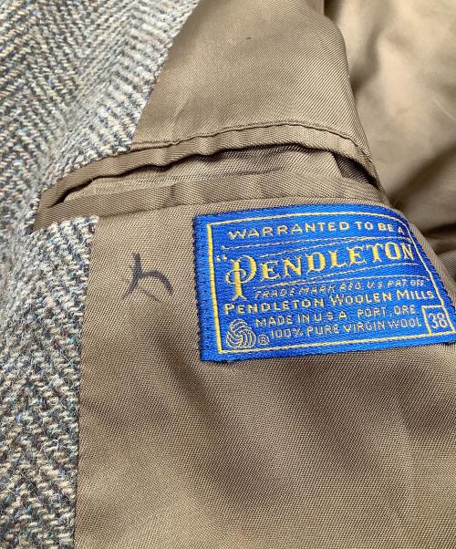 PENDLETON（ペンドルトン）PENDLETON (ペンドルトン) ウールジャケット ブラウン サイズ:38の古着・服飾アイテム