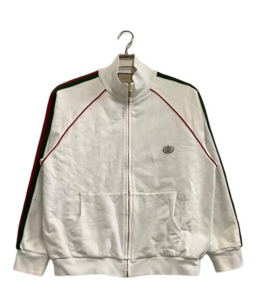 GUCCI（グッチ）GUCCI (グッチ) トラックジャケット ホワイト サイズ:Lの古着・服飾アイテム