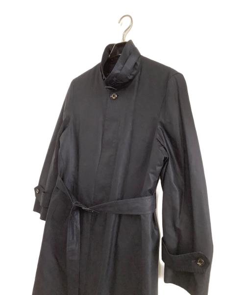 HICKEY FREEMAN（ヒッキーフリーマン）HICKEY FREEMAN (ヒッキーフリーマン) ライナー付きステンカラーコート ネイビー サイズ:Mの古着・服飾アイテム