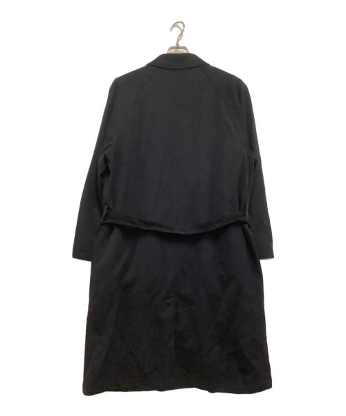 ERMENEGILDO ZEGNA（エルメネジルド・ゼニア）ERMENEGILDO ZEGNA (エルメネジルド・ゼニア) ライナ付きコート ブラック サイズ:XSの古着・服飾アイテム