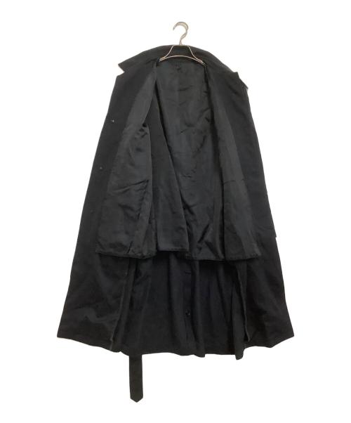 ERMENEGILDO ZEGNA（エルメネジルド・ゼニア）ERMENEGILDO ZEGNA (エルメネジルド・ゼニア) ライナ付きコート ブラック サイズ:XSの古着・服飾アイテム