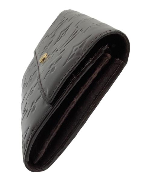 LOUIS VUITTON（ルイ ヴィトン）LOUIS VUITTON (ルイ ヴィトン) 長財布 ヴェルニ ポルトフォイユ・サラ アマラントの古着・服飾アイテム