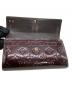 中古・古着 LOUIS VUITTON (ルイ ヴィトン) 長財布 ヴェルニ ポルトフォイユ・サラ アマラント：12000円