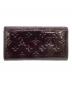 LOUIS VUITTON (ルイ ヴィトン) 長財布 ヴェルニ ポルトフォイユ・サラ アマラント：12000円
