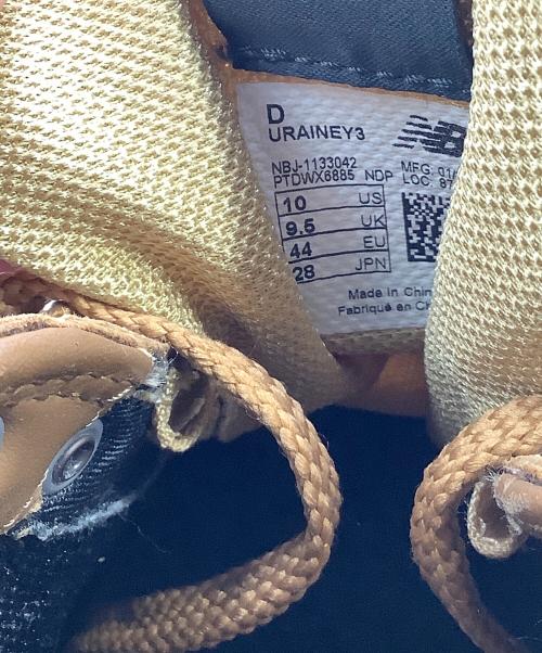 NEW BALANCE（ニューバランス）NEW BALANCE (ニューバランス) eYe JUNYA WATANABE MAN (アイ ジュンヤワタナベマン) ミッドカットスニーカー ブラウン サイズ:28の古着・服飾アイテム