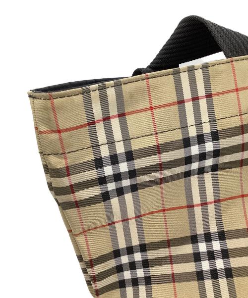 Burberry's of LONDON（バーバリー）Burberry's of LONDON (バーバリー) トートバッグ ノバチェック ベージュ×ブラックの古着・服飾アイテム
