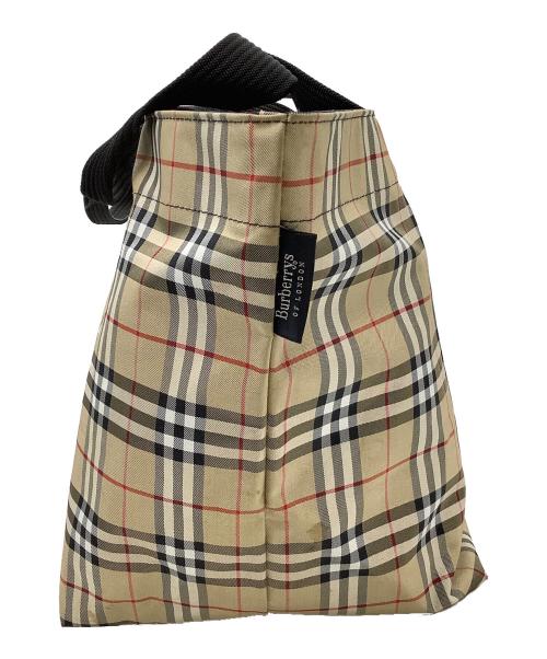 Burberry's of LONDON（バーバリー）Burberry's of LONDON (バーバリー) トートバッグ ノバチェック ベージュ×ブラックの古着・服飾アイテム