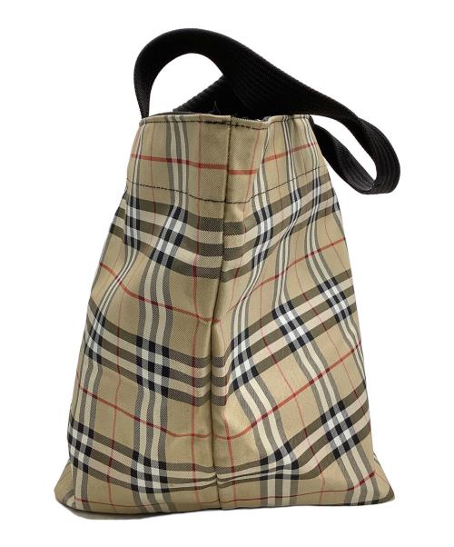Burberry's of LONDON（バーバリー）Burberry's of LONDON (バーバリー) トートバッグ ノバチェック ベージュ×ブラックの古着・服飾アイテム