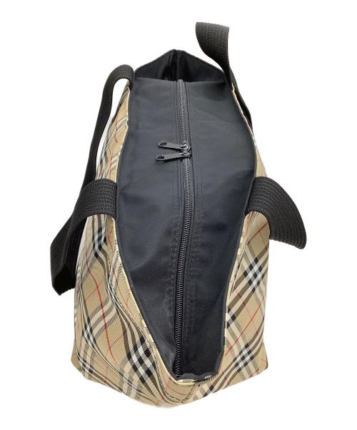 Burberry's of LONDON（バーバリー）Burberry's of LONDON (バーバリー) トートバッグ ノバチェック ベージュ×ブラックの古着・服飾アイテム