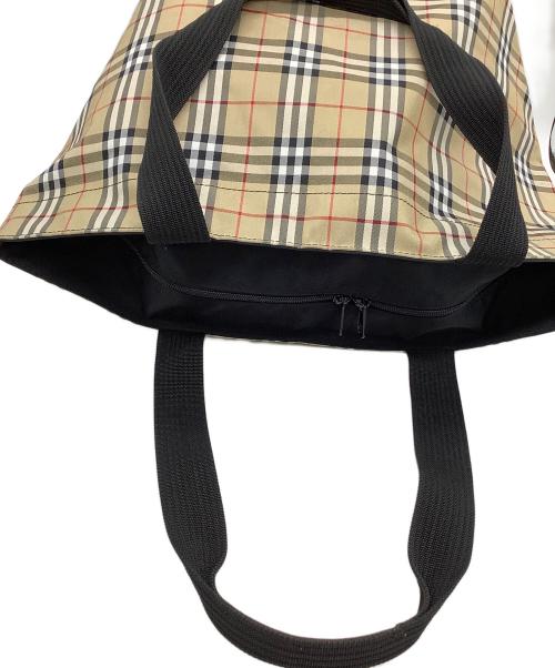 Burberry's of LONDON（バーバリー）Burberry's of LONDON (バーバリー) トートバッグ ノバチェック ベージュ×ブラックの古着・服飾アイテム