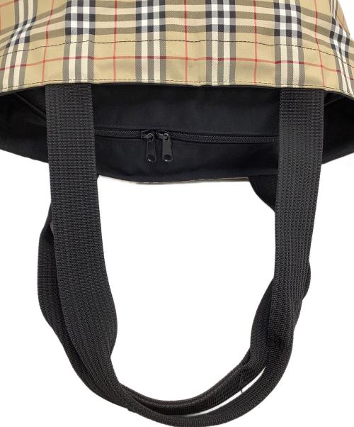 Burberry's of LONDON（バーバリー）Burberry's of LONDON (バーバリー) トートバッグ ノバチェック ベージュ×ブラックの古着・服飾アイテム