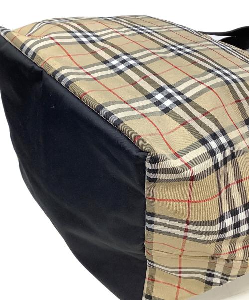 Burberry's of LONDON（バーバリー）Burberry's of LONDON (バーバリー) トートバッグ ノバチェック ベージュ×ブラックの古着・服飾アイテム
