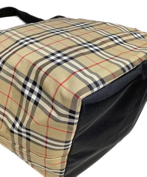 Burberry's of LONDON（バーバリー）Burberry's of LONDON (バーバリー) トートバッグ ノバチェック ベージュ×ブラックの古着・服飾アイテム