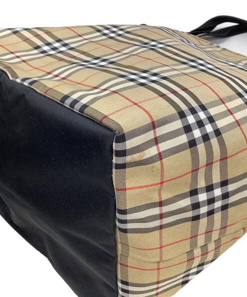 Burberry's of LONDON（バーバリー）Burberry's of LONDON (バーバリー) トートバッグ ノバチェック ベージュ×ブラックの古着・服飾アイテム