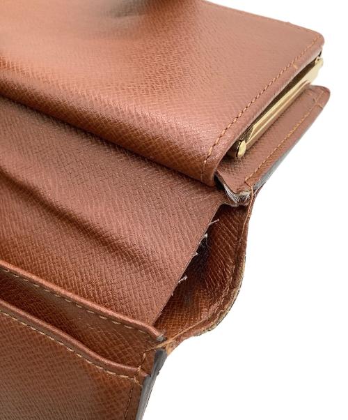 LOUIS VUITTON（ルイ ヴィトン）LOUIS VUITTON (ルイ ヴィトン) 2つ折り財布　モノグラム　ポルトモネ・ビエ・ヴィエノワ ブラウンの古着・服飾アイテム
