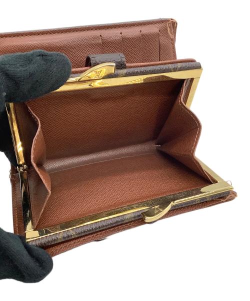 LOUIS VUITTON（ルイ ヴィトン）LOUIS VUITTON (ルイ ヴィトン) 2つ折り財布　モノグラム　ポルトモネ・ビエ・ヴィエノワ ブラウンの古着・服飾アイテム