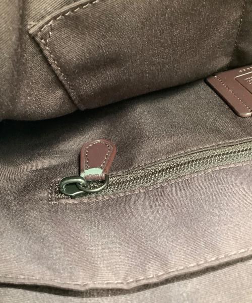 COACH（コーチ）COACH (コーチ) ビジネスバッグ シグネチャー ブラック×グレーの古着・服飾アイテム