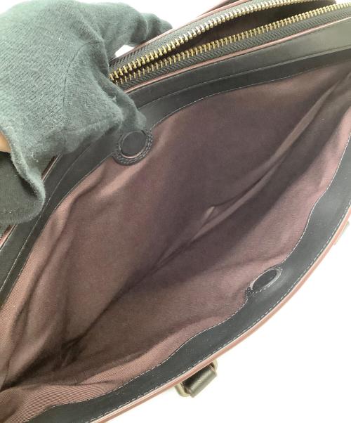 COACH（コーチ）COACH (コーチ) ビジネスバッグ シグネチャー ブラック×グレーの古着・服飾アイテム