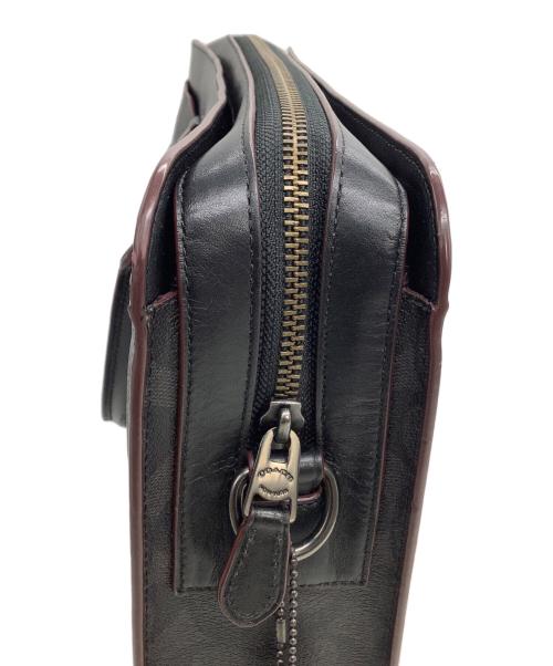 COACH（コーチ）COACH (コーチ) ビジネスバッグ シグネチャー ブラック×グレーの古着・服飾アイテム