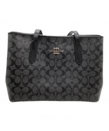 COACH（コーチ）の古着「トートバッグ」｜ブラック×グレー