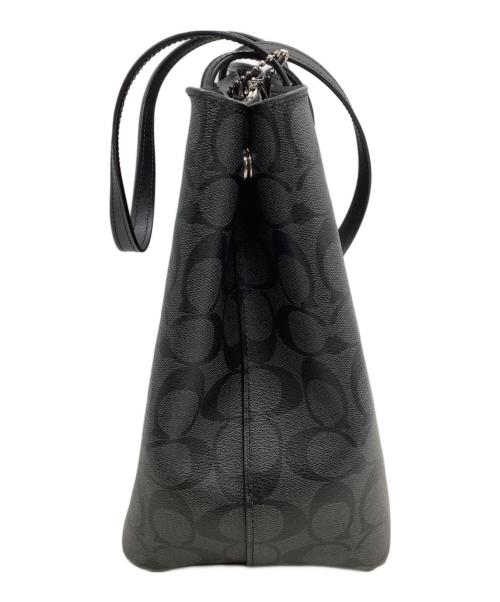 COACH（コーチ）COACH (コーチ) トートバッグ ブラック×グレーの古着・服飾アイテム