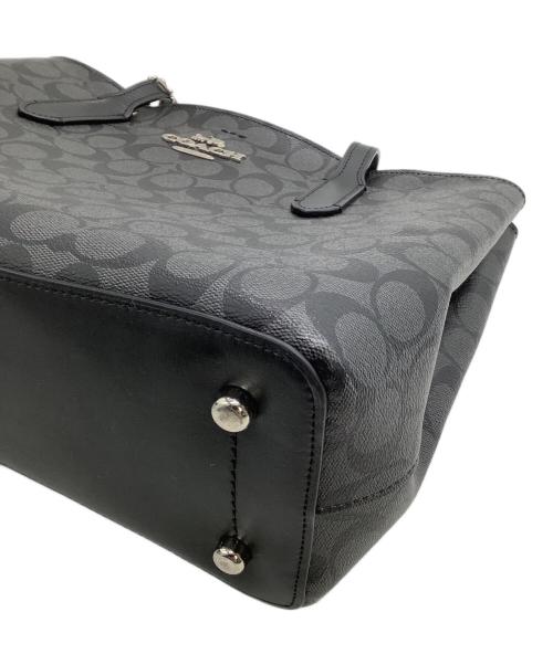 COACH（コーチ）COACH (コーチ) トートバッグ ブラック×グレーの古着・服飾アイテム